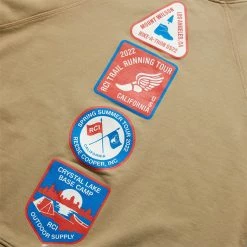 Reese Cooper FLAGS CREWNECK SWEATSHIRT -NIke Shop REESECOOPERFLAGSCREWNECKSWEATSHIRTKHAKIMFA00124 4