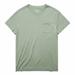 RRL GARMENT-DYED CREWNECK T-SHIRT W/ POCKET