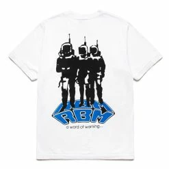 Real Bad Man WARNING SS TEE -NIke Shop RealBadManWARNINGSSTEEWHITESRBM10002 2