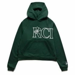Reese Cooper TREE SCRIPT HOODED SWEATSHIRT