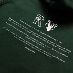 Reese Cooper TREE SCRIPT HOODED SWEATSHIRT -NIke Shop ReeseCooperTREESCRIPTHOODEDSWEATSHIRTFORESTGREENSTS00137 5