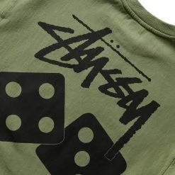 Stüssy DICE PIGMENT DYED CREWNECK -NIke Shop STUSSYDICEPIG.DYEDCREWARTICHOKES1914883 5