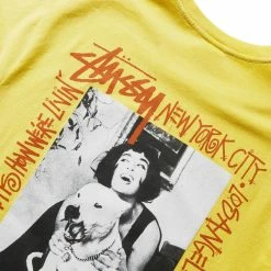 Stüssy HOW WE'RE LIVIN PIGMENT DYED LONG SLEEVE TEE -NIke Shop STUSSYHOWWERELIVINPIG.DYEDLSBUTTERS1994855 5