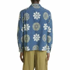 Story Mfg. SNACK SHIRT -NIke Shop StoryMFGSNACKSHIRTINDIGOFLOWERPORTALPRINTSSMFG SNACK IFP 3