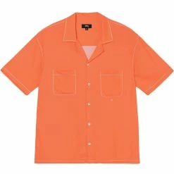 Stüssy CONTRAST PICK STITCHED SHIRT