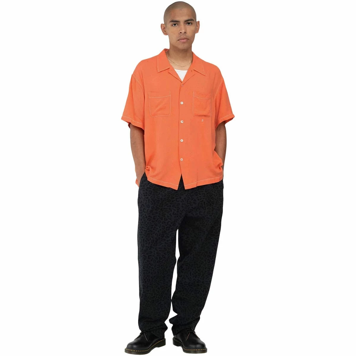 Stüssy CONTRAST PICK STITCHED SHIRT 4 Stüssy CONTRAST PICK STITCHED SHIRT - Image 2