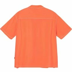 Stüssy CONTRAST PICK STITCHED SHIRT 9 Stüssy CONTRAST PICK STITCHED SHIRT -NIke Shop StussyCONTRASTPICKSTITCHEDSHIRTPEACHS1110235 3