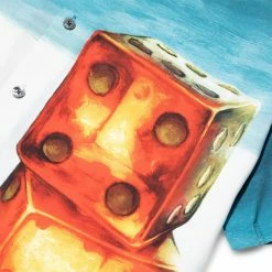 Stüssy DICE PAINTING SHIRT -NIke Shop StussyDICEPAINTINGSHIRTBLUEM1110170 3