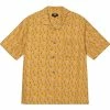Stüssy PAISLEY TEARS SHIRT -NIke Shop StussyPAISLEYTEARSSHIRTMUSTARDS1110234 1