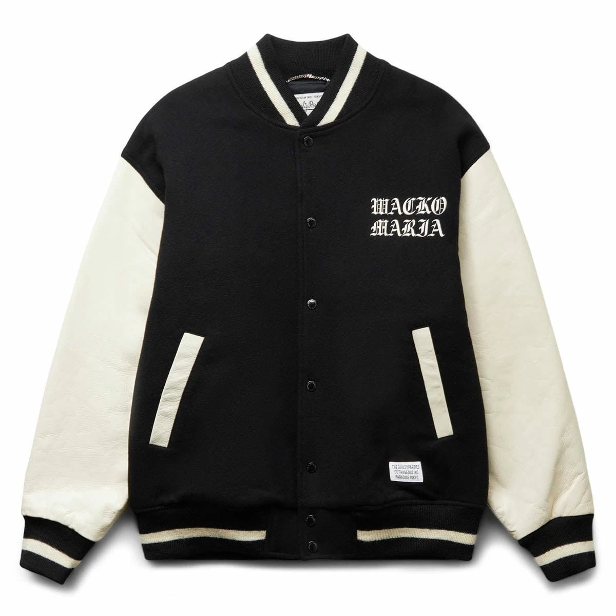 Wacko Maria LEATHER VARSITY JACKET -B- ( TYPE-3 ) 3 Wacko Maria LEATHER VARSITY JACKET -B- ( TYPE-3 )
