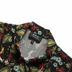 A.P.C. CHEMISETTE LLOYD -NIke Shop a.p.c.CHEMISETTELLOYDBLACKSVIAJS H12495 4