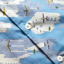 A.P.C. LLOYD SHORT SLEEVE SHIRT -NIke Shop a.p.c.CHEMISETTELLOYDBLUEMCOEXD H12495 4