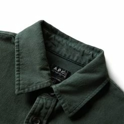 A.P.C. BASILE OVERSHIRT -NIke Shop a.p.c.SURCHEMISEBASILEDARKGREENSCOFCN H02709 3