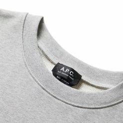 A.P.C. JULES SWEATSHIRT -NIke Shop a.p.c.SWEATJULESHEATHERGREYSCOEIP M27770 3