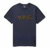 A.P.C. VPC T-SHIRT -NIke Shop a.p.c.T SHIRTVPCBICOLOREHMARINEKAKISCOBQX H26217 1
