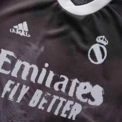 ADIDAS REAL MADRID HUMAN RACE JERSEY -NIke Shop adidasREALMADRIDHUMANRACEJERSEYBLKWHTMGJ9110 5