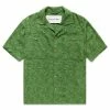 Andersson Bell BALI SHEER OPEN COLLAR SHIRT -NIke Shop anderssonbellBALISHEEROPENCOLLARSHIRTGREENSATB843M 1