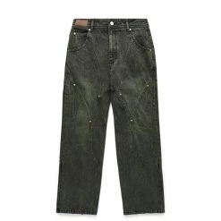Andersson Bell BRICK CURVE PANEL WIDE JEANS