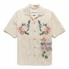 Andersson Bell FLOWER MUSHROOM EMBROIDERY OPEN COLLAR SHIRT -NIke Shop anderssonbellFLOWERMUSHROOMEMBROIDERYOPENCOLLARSHIRTECRUSATB846M 1