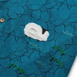 Andersson Bell SUMMER GARDEN EMBROIDERY OPEN COLLAR SHIRT -NIke Shop anderssonbellSUMMERGARDENEMBROIDERYOPENCOLLARSHIRTD.GREENSATB845M 4