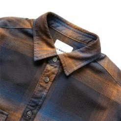 And Wander THERMONEL CHECK SHIRT -NIke Shop andwanderTHERMONELCHECKSHIRTMNAVYL5742283383 3