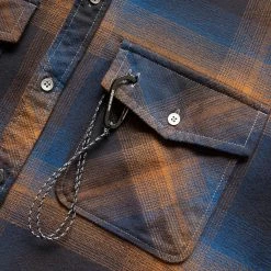 And Wander THERMONEL CHECK SHIRT -NIke Shop andwanderTHERMONELCHECKSHIRTMNAVYL5742283383 4