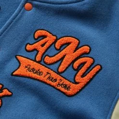 Awake NY VARSITY JACKET 10 Awake NY VARSITY JACKET -NIke Shop awakenyCORAZONVARSITYJACKETBLUECREAMMAWK FW22 OT006 3