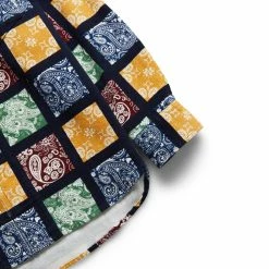 Awake NY PAISLEY PRINTED CORDUROY ZIP-UP SHIRT -NIke Shop awakenyPAISLEYPRINTEDCORDUROYZIP UPSHIRTBLACKMULTISAWK FW22 TP001 3