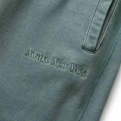 Awake NY PIGMENT DYED EMBROIDERED SWEATPANTS -NIke Shop awakenyPIGMENTDYEDEMBROIDEREDSWEATPANTSLATESAWK FW22 PA005 3