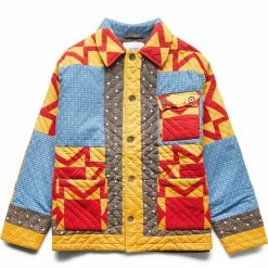 Bode BLAZING STAR QUILT JACKET