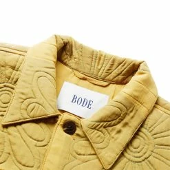 Bode BOTANIC SHADOW QUILT JACKET 13 Bode BOTANIC SHADOW QUILT JACKET -NIke Shop bodeBOTANICSHADOWQUILTJACKETTANGREENMLMRF22OW011 5