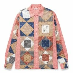 Bode CALICO THIS AND THAT PATCHWORK LONG SLEEVE