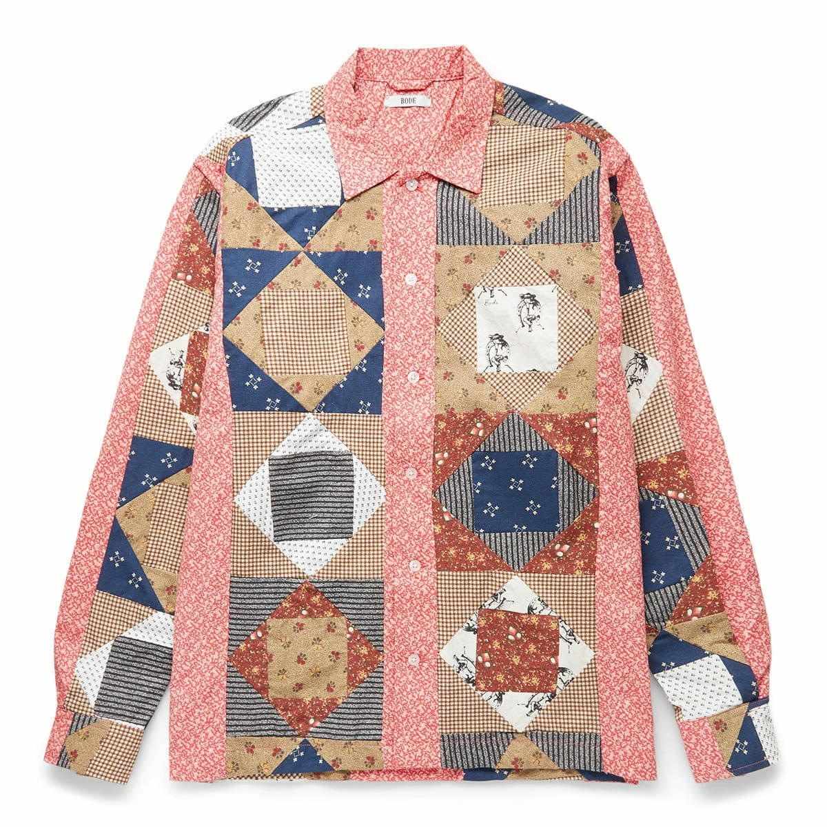 Bode CALICO THIS AND THAT PATCHWORK LONG SLEEVE 3 Bode CALICO THIS AND THAT PATCHWORK LONG SLEEVE