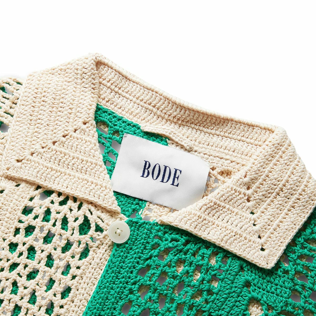 Bode DUOTONE CROCHET OVERSHIRT 7 Bode DUOTONE CROCHET OVERSHIRT - Image 5