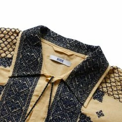 Bode EASTERN MOSAIC SS SHIRT -NIke Shop bodeEASTERNMOSAICSSSHIRTECRUBLUEMLMRSH000112 3