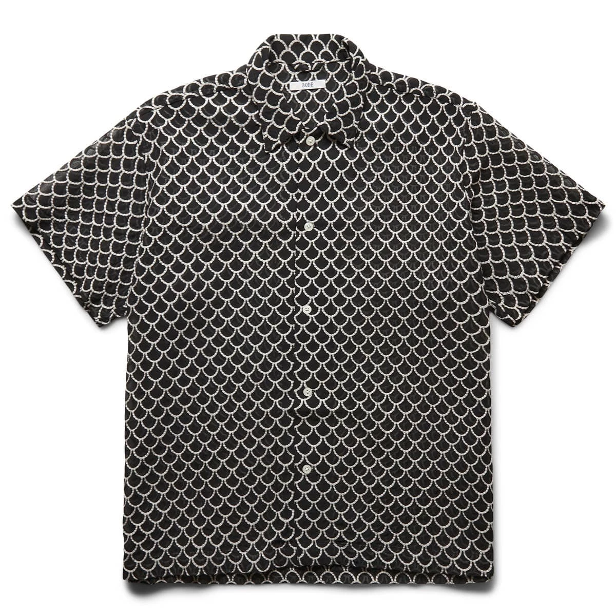 Bode EMBROIDERED SHEER SIREN S/S SHIRT 3 Bode EMBROIDERED SHEER SIREN S/S SHIRT