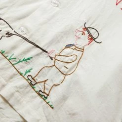 Bode HOUNDY LS SHIRT -NIke Shop bodeHOUNDYLSSHIRTWHITEMLMRSH000068 3