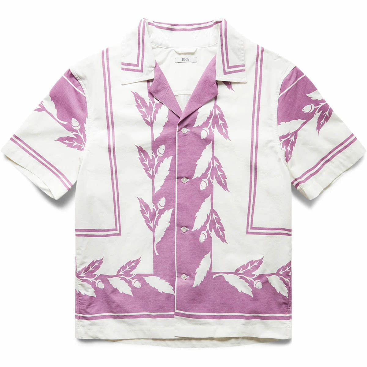 Bode INVERSE ACORN SHORT SLEEVE SHIRT 3 Bode INVERSE ACORN SHORT SLEEVE SHIRT