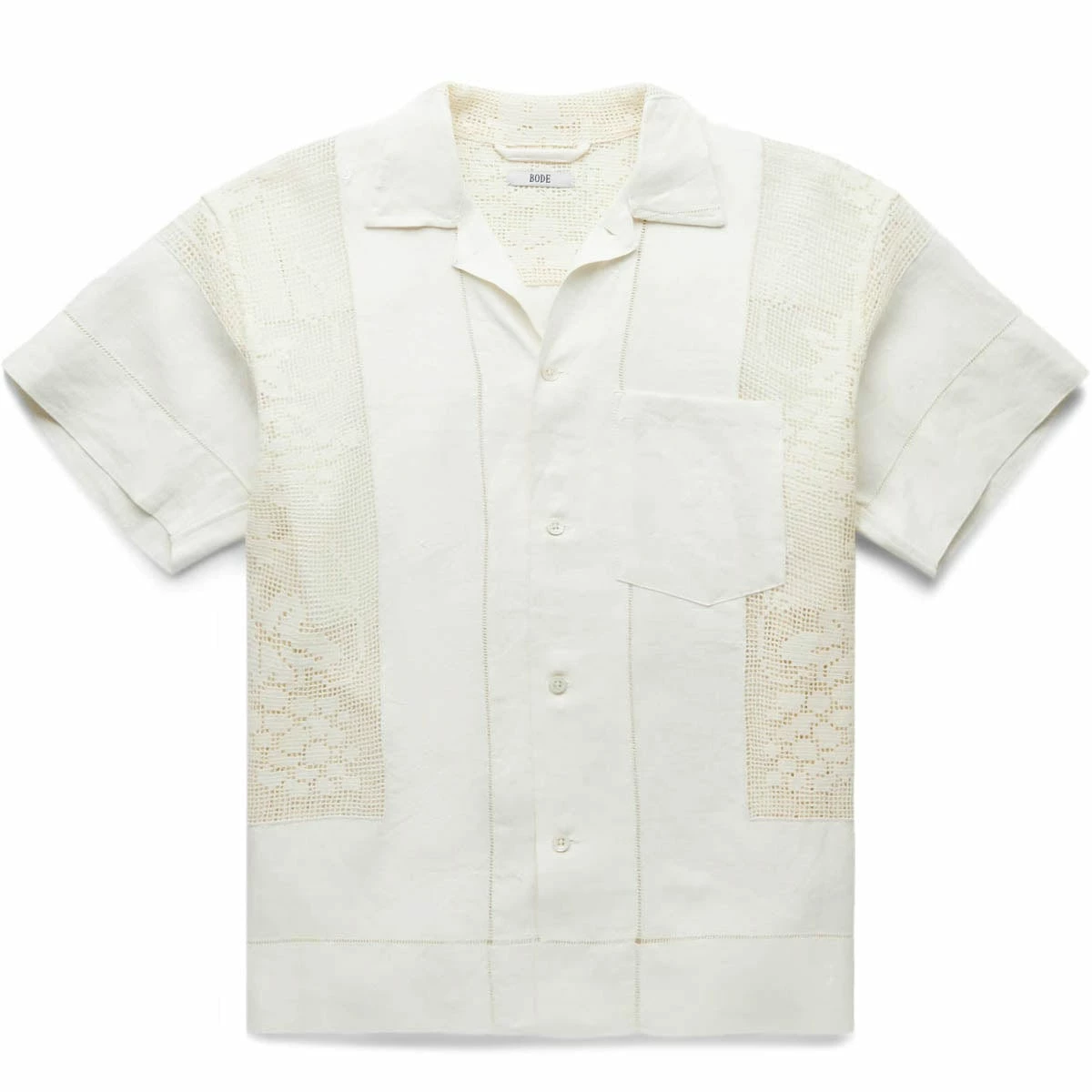 Bode LINEN CUTWORK SHIRT 3 Bode LINEN CUTWORK SHIRT