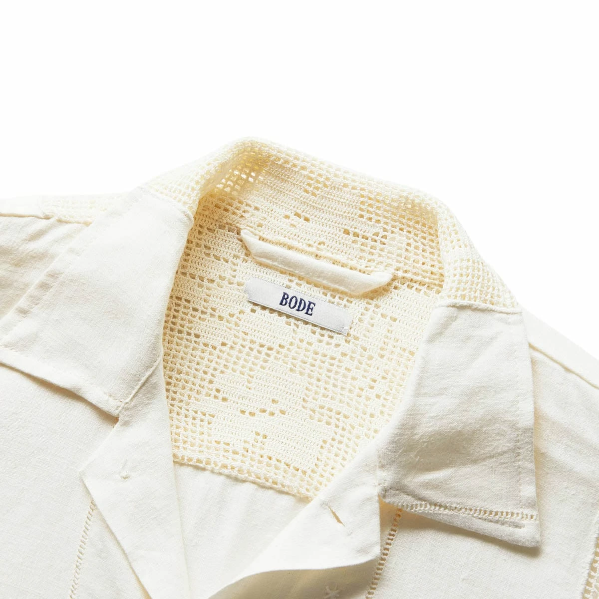 Bode LINEN CUTWORK SHIRT 6 Bode LINEN CUTWORK SHIRT - Image 4