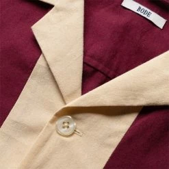 Bode MOONFLOWER APPLIQUE L/S 9 Bode MOONFLOWER APPLIQUE L/S -NIke Shop bodeMOONFLOWERAPPLIQUELSMAROONCREAMMLMRF22SH094 3