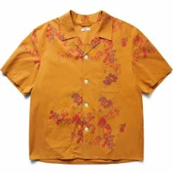 Bode OVERDYED TABLECLOTH S/S SHIRT