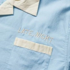 Bode POETRY TEAM SS SHIRT -NIke Shop bodePOETRYTEAMSSSHIRTBLUECREAMMLMRSH000130 4