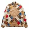 Bode PONY CALICO QUILT LS SHIRT -NIke Shop bodePONYCALICOQUILTLSSHIRTBROWNMULTIMLMRSH000138 1