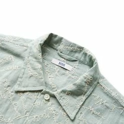 Bode POWDER SIGNATURE SHORT SLEEVE -NIke Shop bodePOWDERSIGNATURESSBLUESMMRF22SH011 4