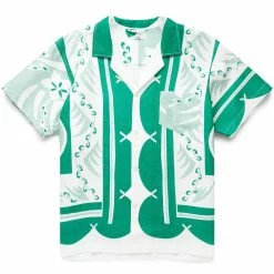 Bode PRAIRIE WILLOW SHORT SLEEVE SHIRT