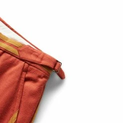 Bode SOCIETY CLUB TROUSER -NIke Shop bodeSOCIETYCLUBTROUSERREDGOLD30MRF22BT032 4