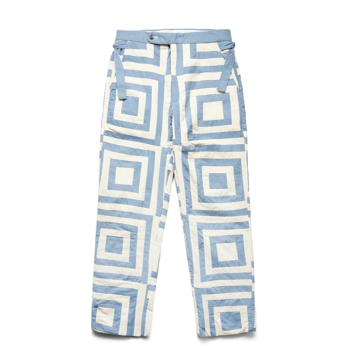 Bode WHITE HOUSE STEPS QUILT TROUSER 3 Bode WHITE HOUSE STEPS QUILT TROUSER