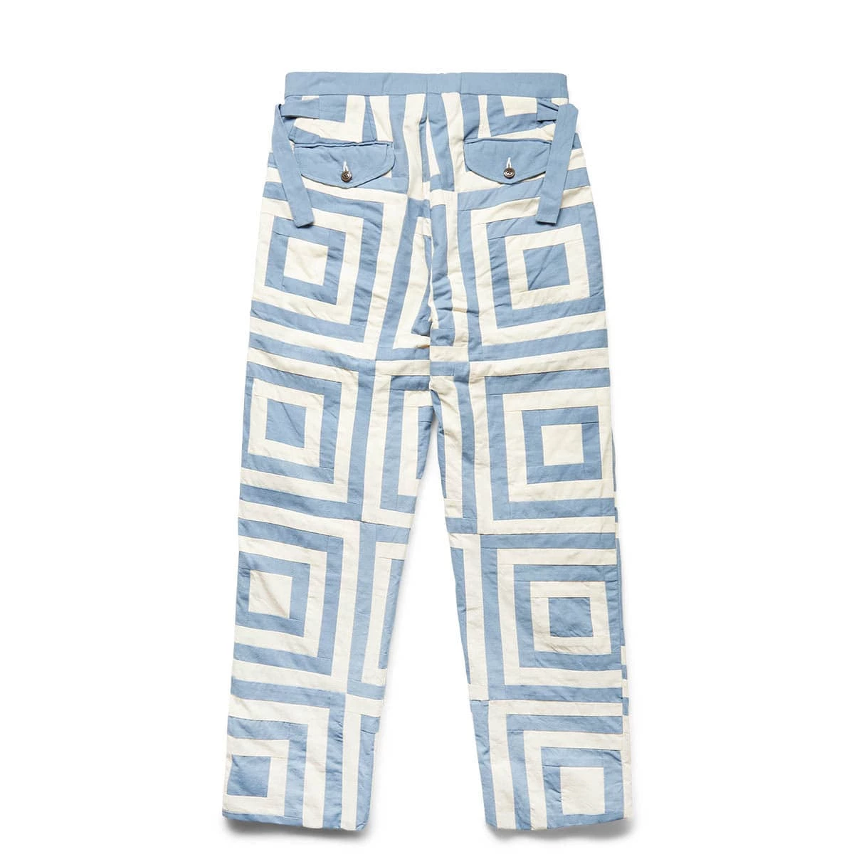 Bode WHITE HOUSE STEPS QUILT TROUSER 4 Bode WHITE HOUSE STEPS QUILT TROUSER - Image 2
