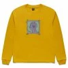 Brain Dead BRAIN SCANNER LONG SLEEVE -NIke Shop braindeadBRAINSCANNERLONGSLEEVEMUSTARDSBDW22T01002568YL09 1